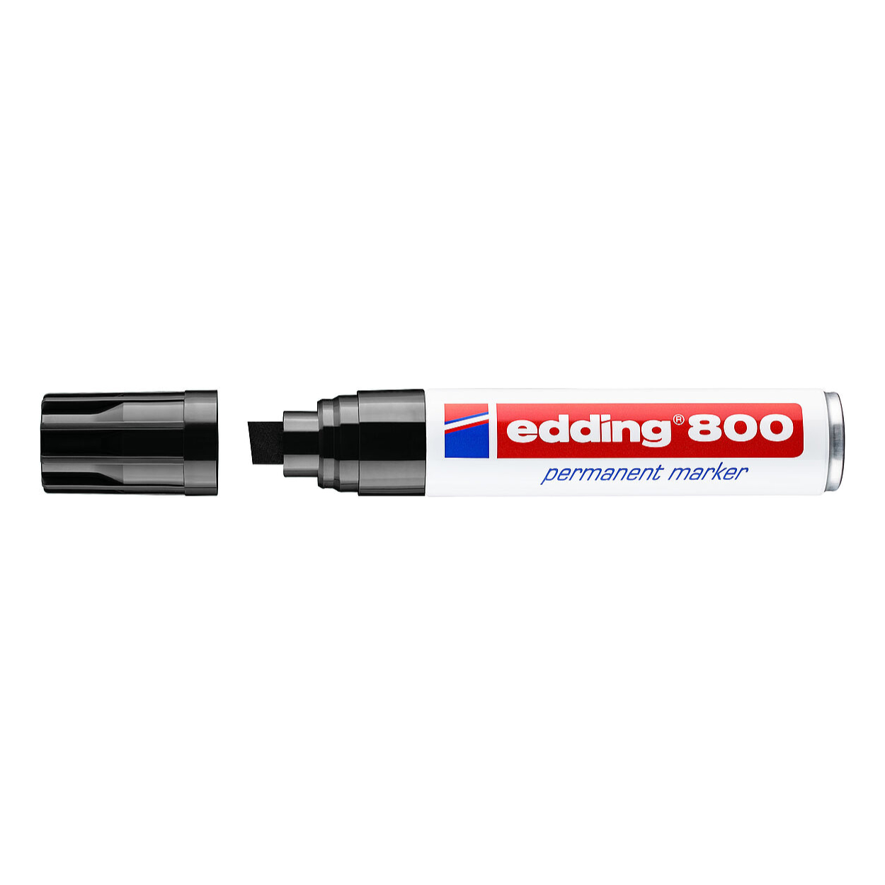Permanentní popisovač edding 800 se širokým hrotem, černý, 5 ks/bal.